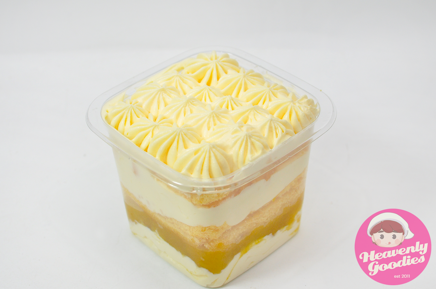 Mango Cube Cake